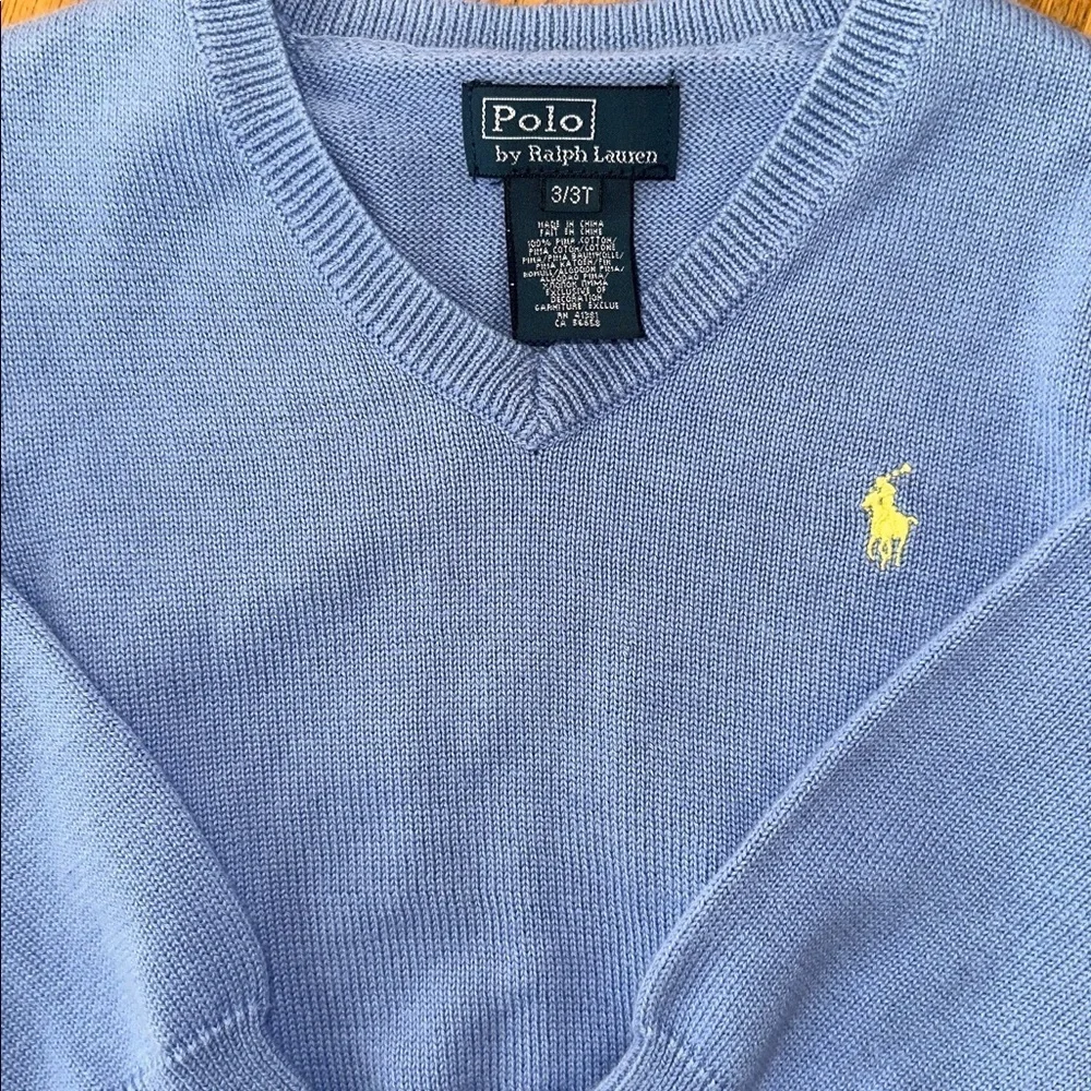 Polo by Ralph Lauren Light Blue Kids Sweater